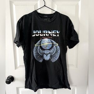 Abercrombie and Fitch Journey Band Tee in Black